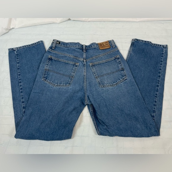 Polo Ralph Lauren men’s loose fit 67 blue jeans denim 32 x 34 classic 90’s Y2K - Picture 3 of 15